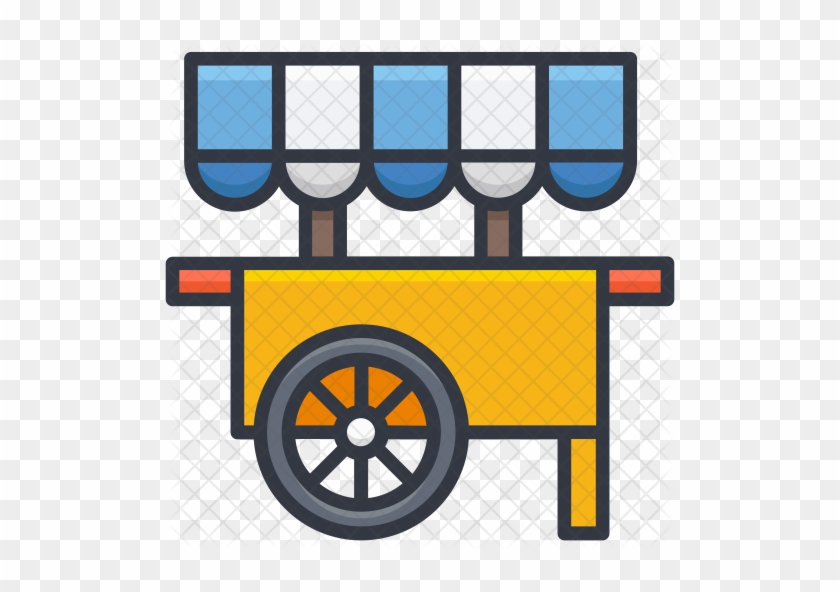 Vending Cart Icon - Food #752109