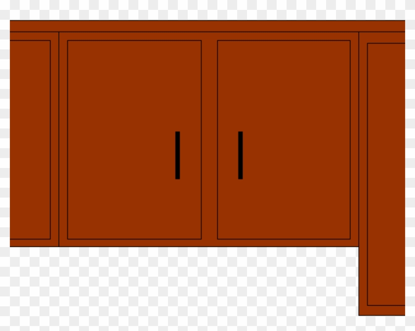The Kitchen Clipart Kitchen Cupboard - Cabinets Clipart #752149