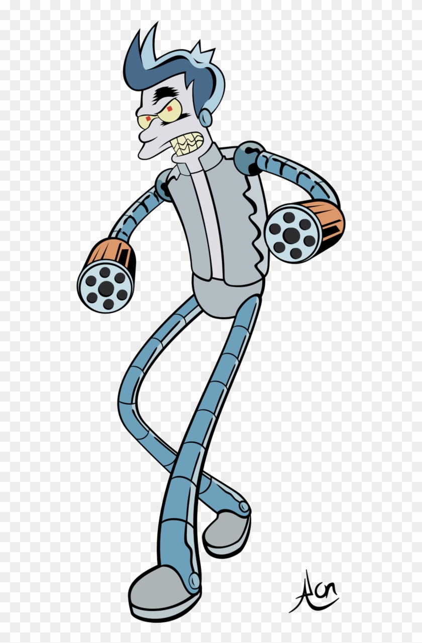 Blue Robot Fry By Alanquest On Deviantart Futurama - Robot Fry #752444