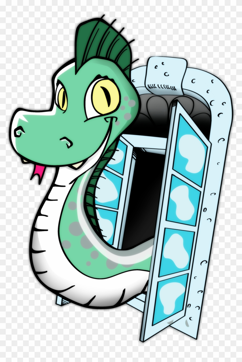 Versão Cartoon Da Serpente Gigante Que Vive Nos Subterraneos - Cartoon #752490