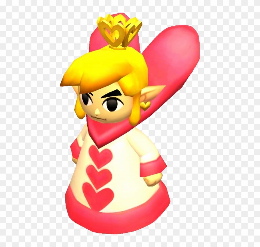 Tfh Link Queen Of Hearts Model - Triforce Heroes Outfit Art #752677