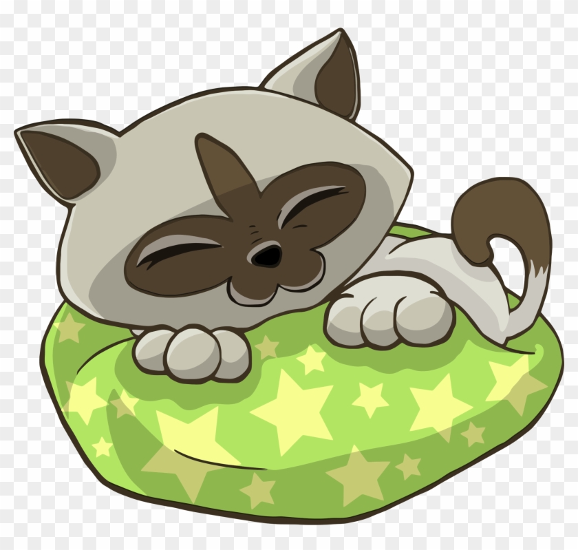 Clipart - Sleeping On Pillow Art #752786