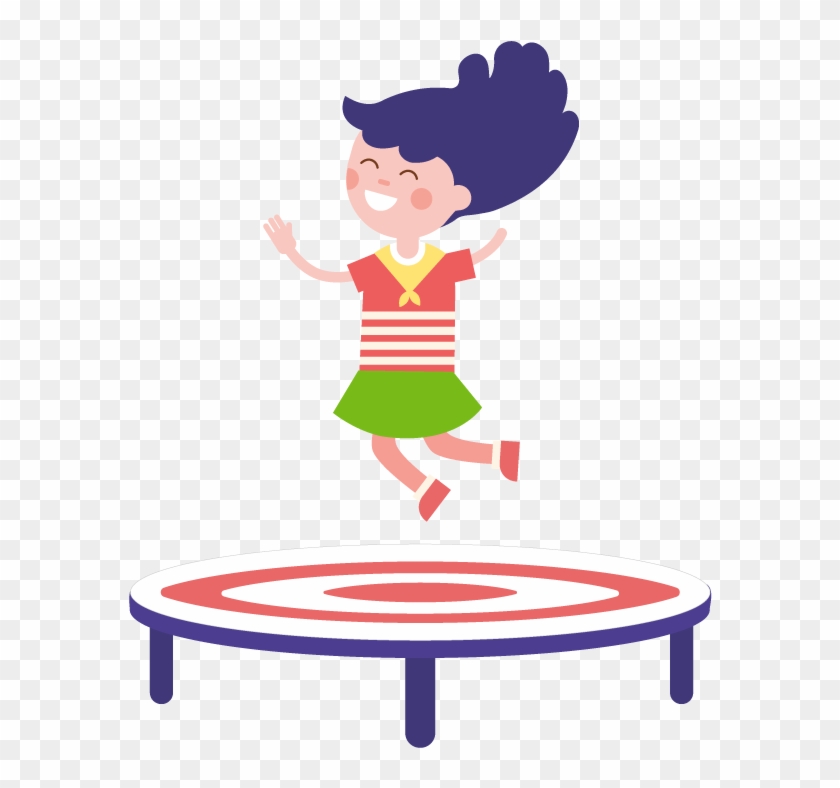 Le Plus Répandu Est Le Trampoline Rond, Car Il Est - Girl #752822