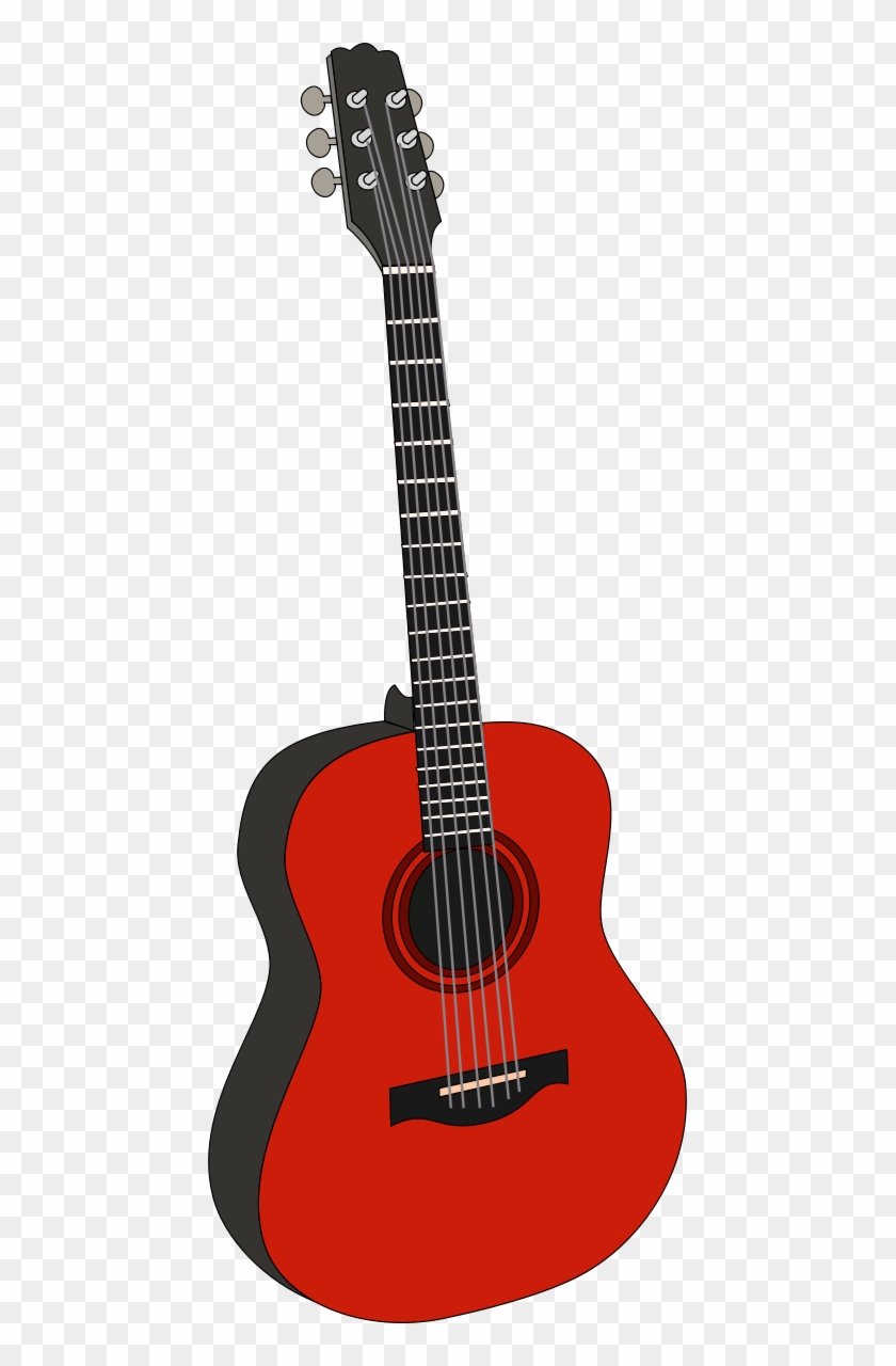 Guitar 1 Clipart By Papapishu - Red Guitar Clipart #752860