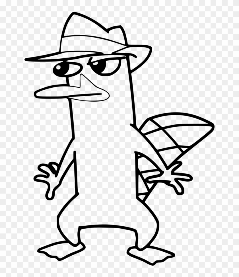 Informative Platypus Coloring Pages To Print Perry - Perry The Platypus Color Pages #752885