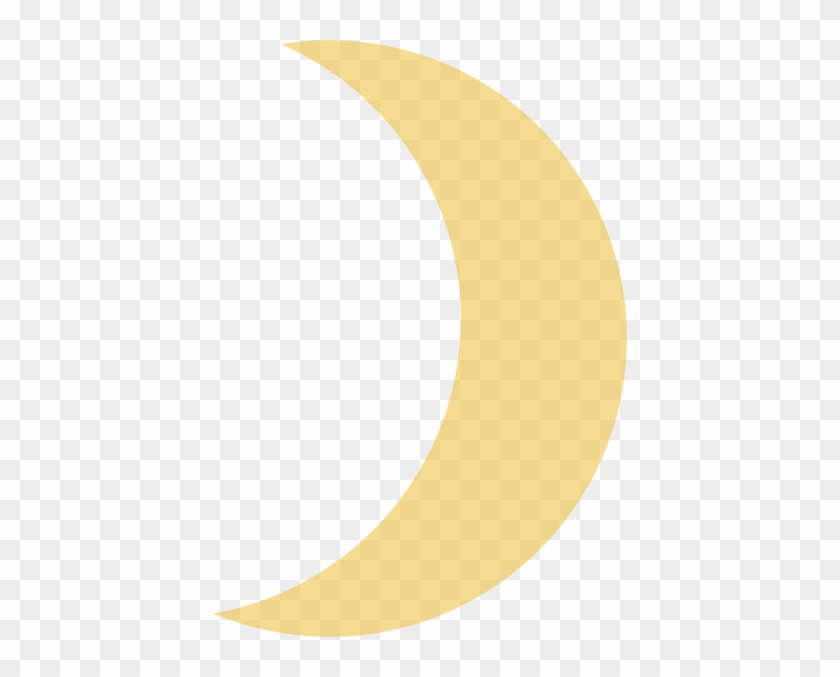 Crescent Moon Png - Transparent Background Moon Clipart #752936