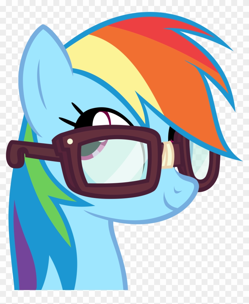 Post 26550 0 85675100 1465000861 Thumb - Rainbow Dash Wearing Glasses #753008