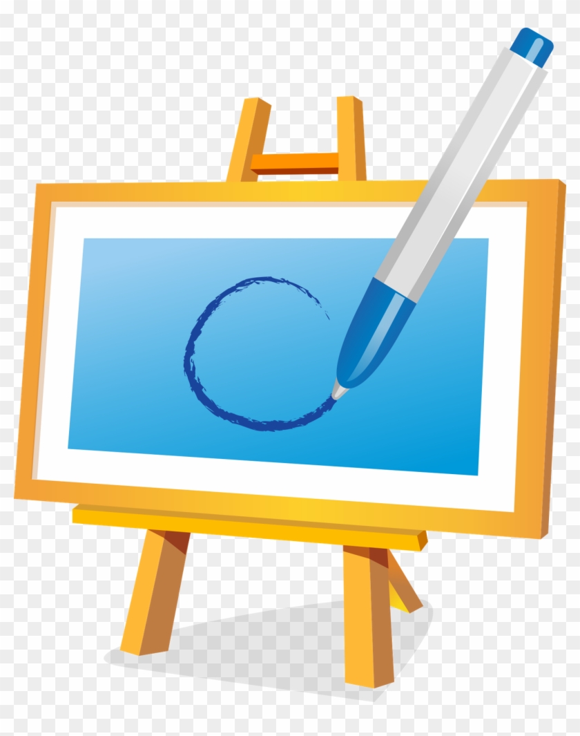 Easel Painting Drawing Clip Art - Drawing Board #753055