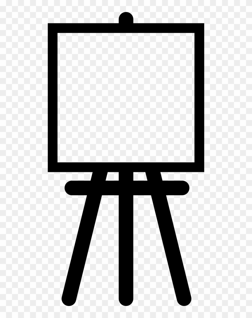 Painter Easel With Square Canvas Comments - Draw A Art Stand #753060