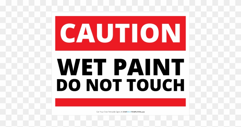 Wet Paint Cliparts - Caution Wet Floor Sign #753110