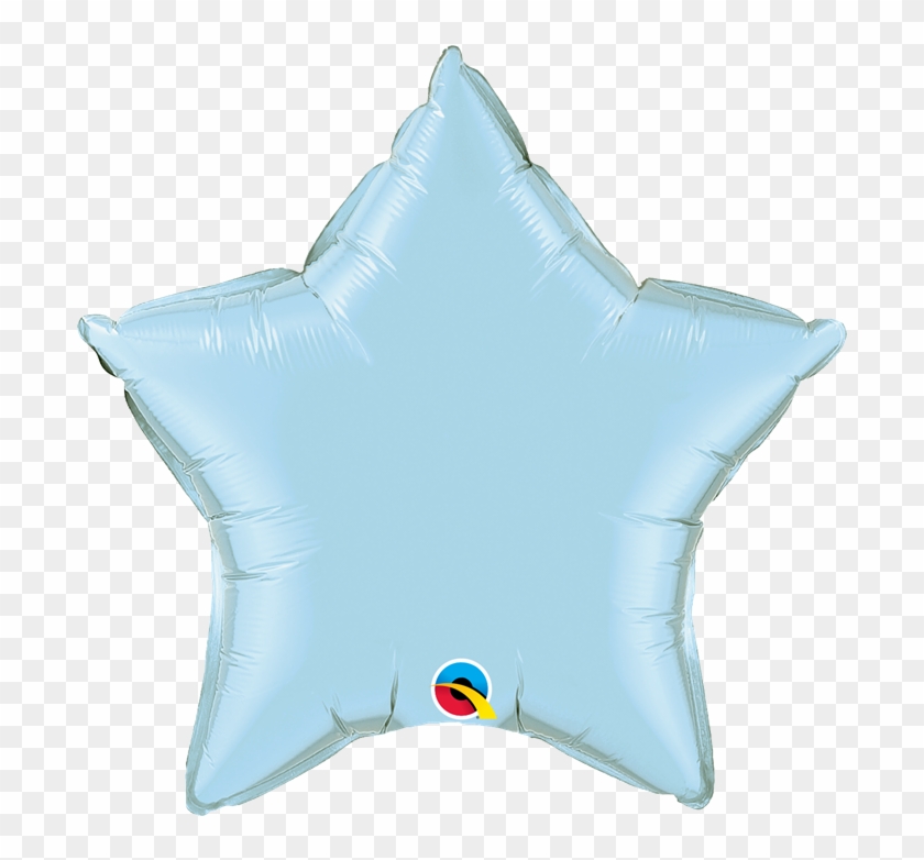 Light Blue Star 20" Balloon - Baby Blue Star Balloons #753121