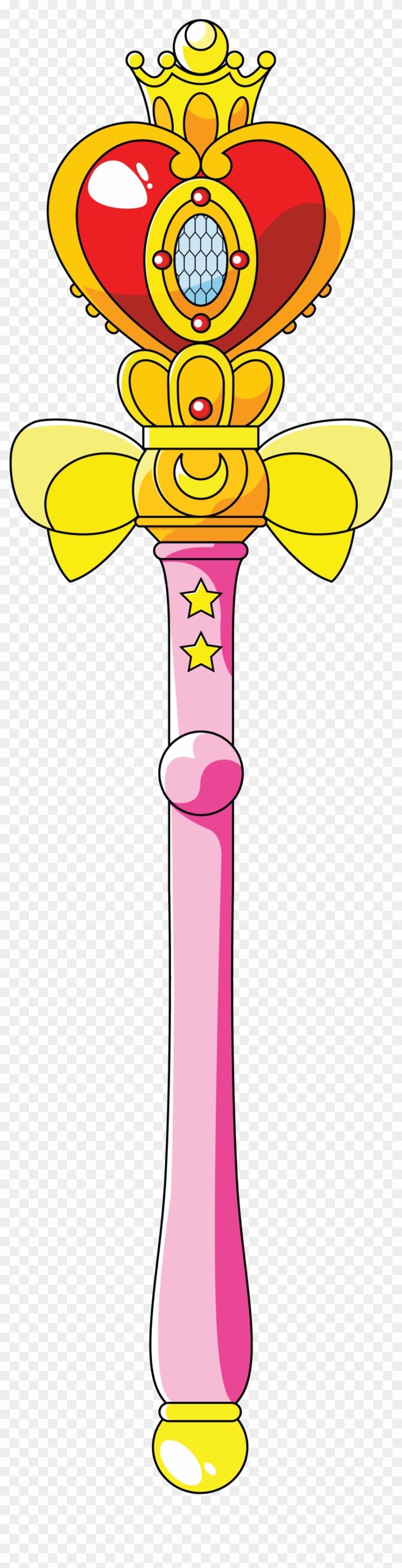 Sayurixsama 157 18 Spiral Heart Moon Rod By Sayurixsama - Sailor Moon Wand Png #753228