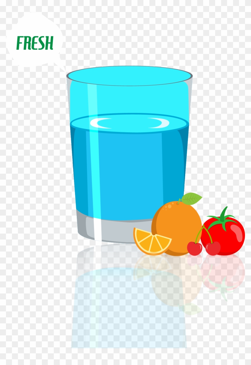 Juice Fruit Glass Euclidean Vector - Juice Fruit Glass Euclidean Vector #753266