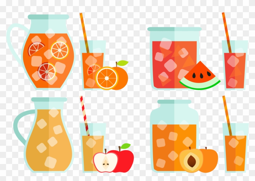 Orange Juice Lemonade Ice Cube Euclidean Vector - Orange Juice Lemonade Ice Cube Euclidean Vector #753296