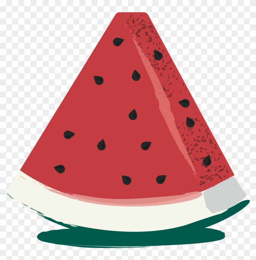 Classy Watermelon Slice Clipart 1 - Watermelon Slice #753527