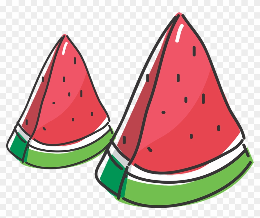 Seedles Watermelon Cliparts 4, - Desenho Melancia Fundo Transparente #753531