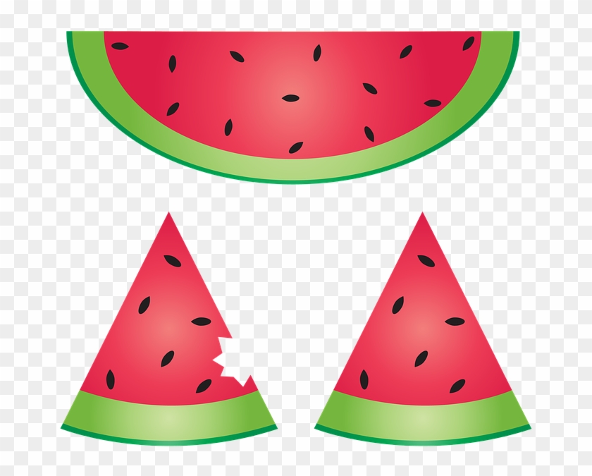 Seedles Watermelon Cliparts 16, Buy Clip Art - Melancia Cortada Desenho Png #753551