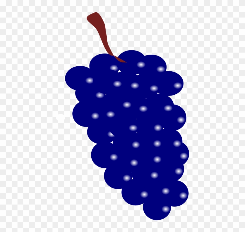 Grapes Blue - Blue Grape Clipart #753613