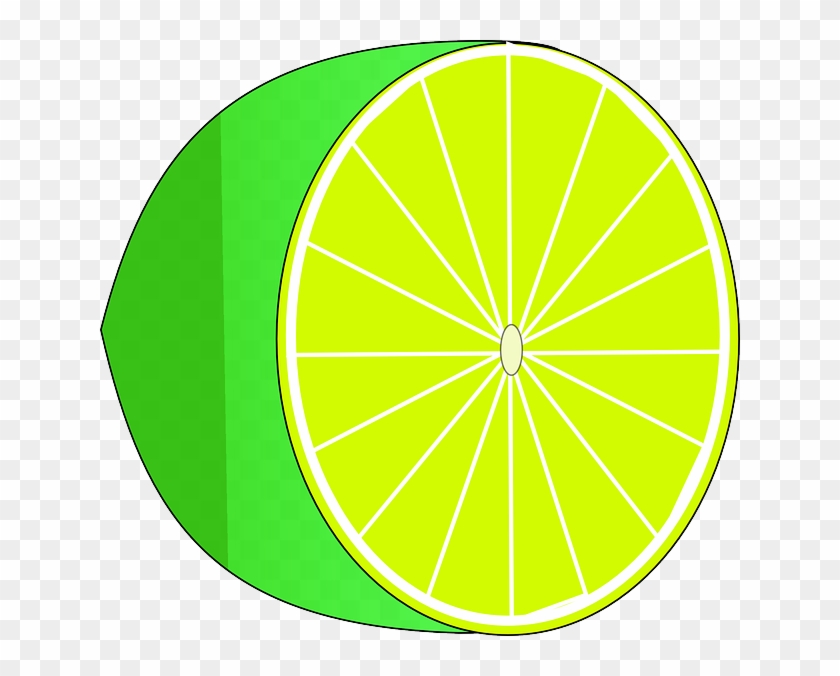 Lime Lemon Clip Art - Frutas De Color Verde Animadas #753627.