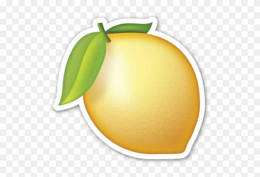 Lemon - Lemon Emoji Sticker #753679