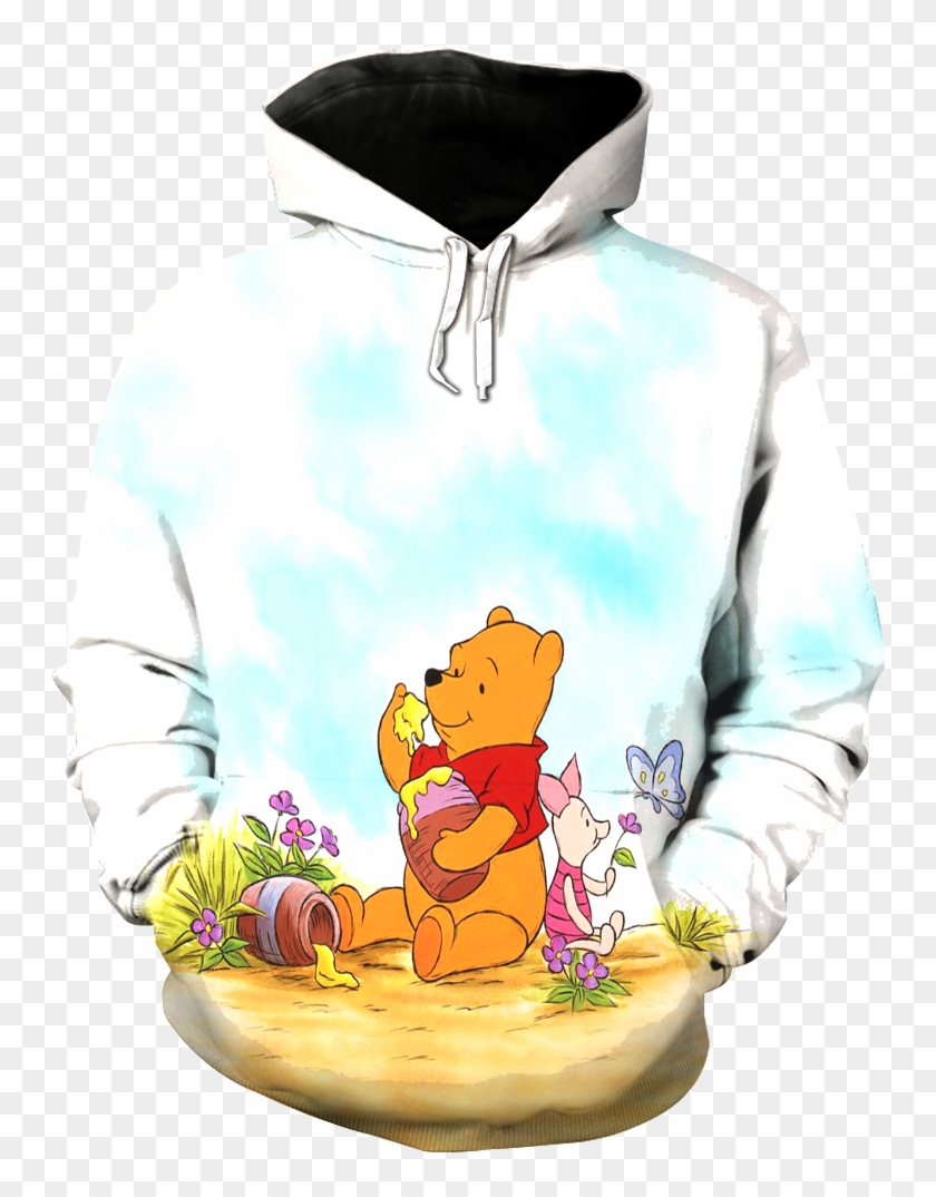 Winnie The Pooh And Friend 3d - Winnie The Pooh Quote Glass Pendant, Photo Glass Necklace, #753725