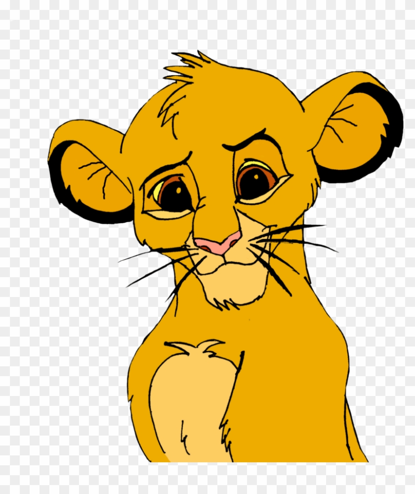 Simba Cub Colour By Purpledragongirl Simba Cub Colour - Caricature #753787