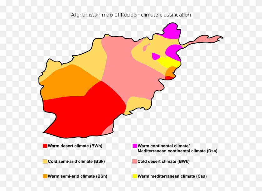 Afghanistan Map Of Köppen Climate Classification - Koppen Climate Map Afghanistan #753790