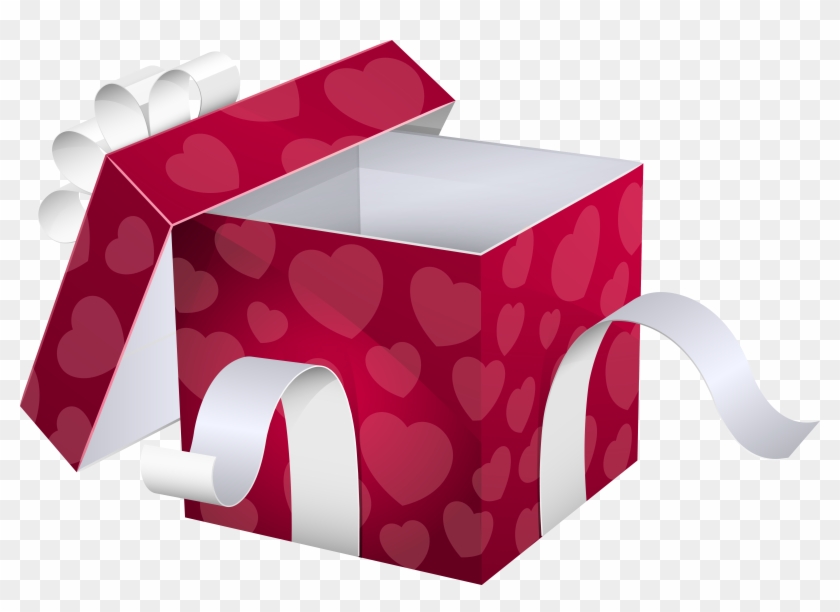 Open Pink Gift Box Png Clipart Image - Open Gift Box Png #753844