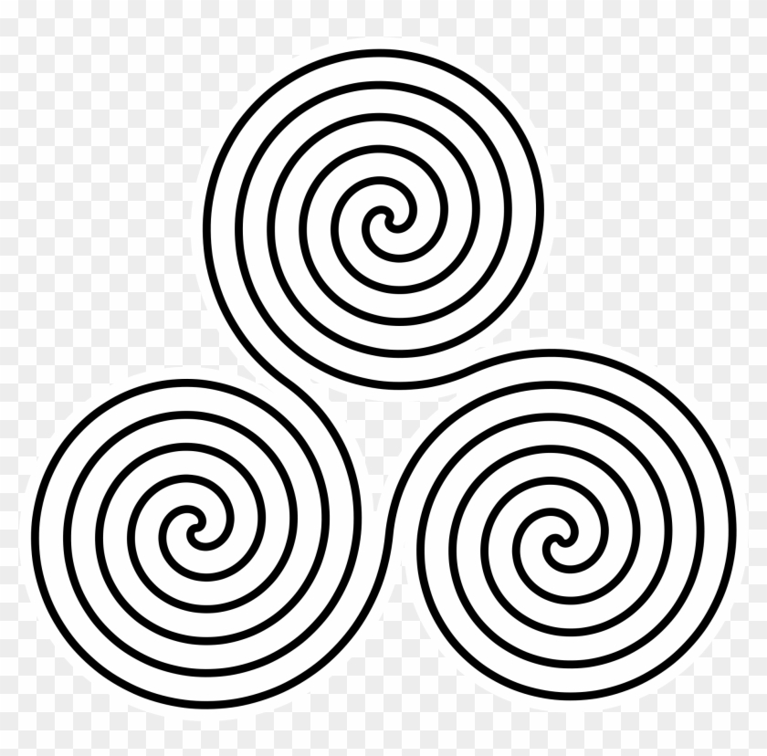 Triple Spiral Symbol - Triple Spiral #754103