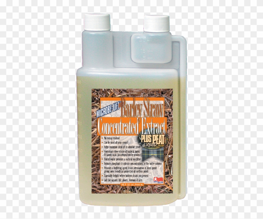 Concentrated Barley Straw Extract Plus Peat - Microbe Lift 32-ounce Pond Barley Straw Concentrate #754116