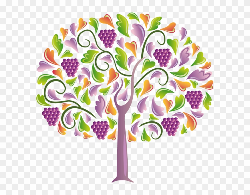 Grape In Trees Clipart #754134
