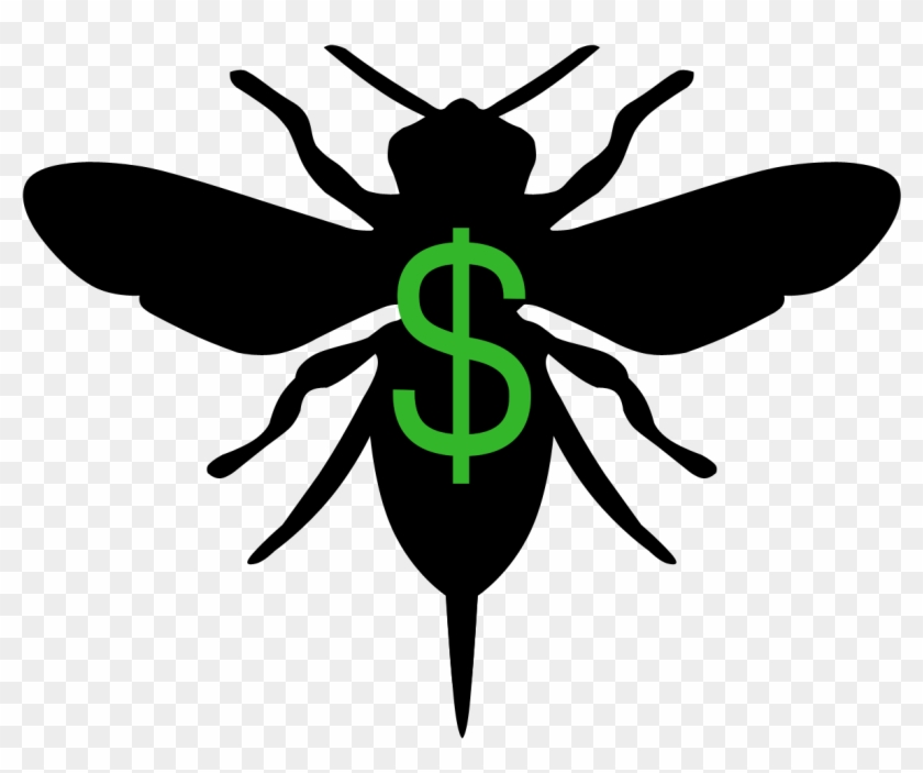 Logo - Bee Silhouette Clip Art #754159