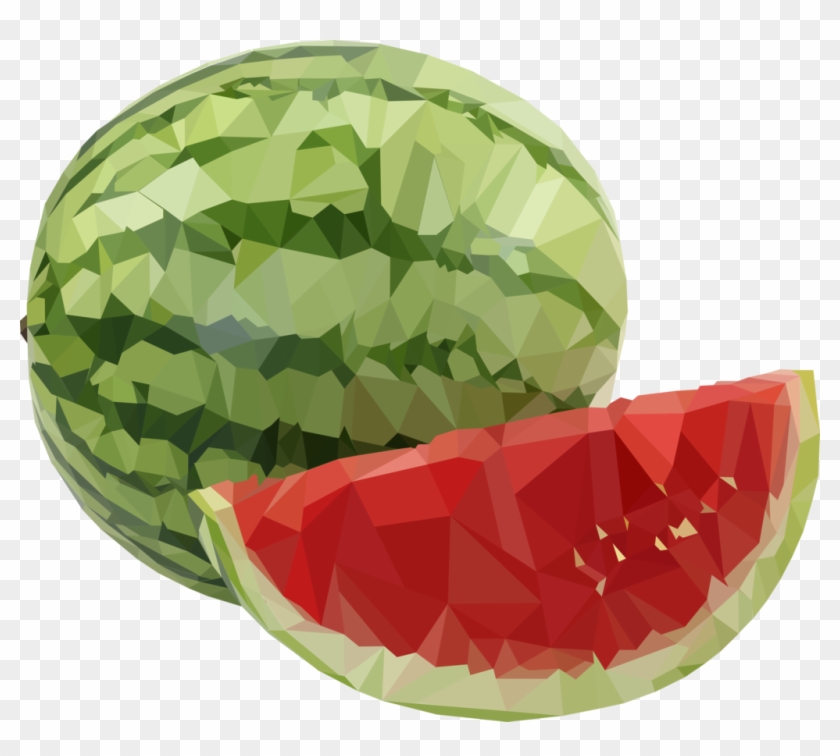 Polygonal Watermelon By Ficklemytancy - Fresh Watermelon #754266
