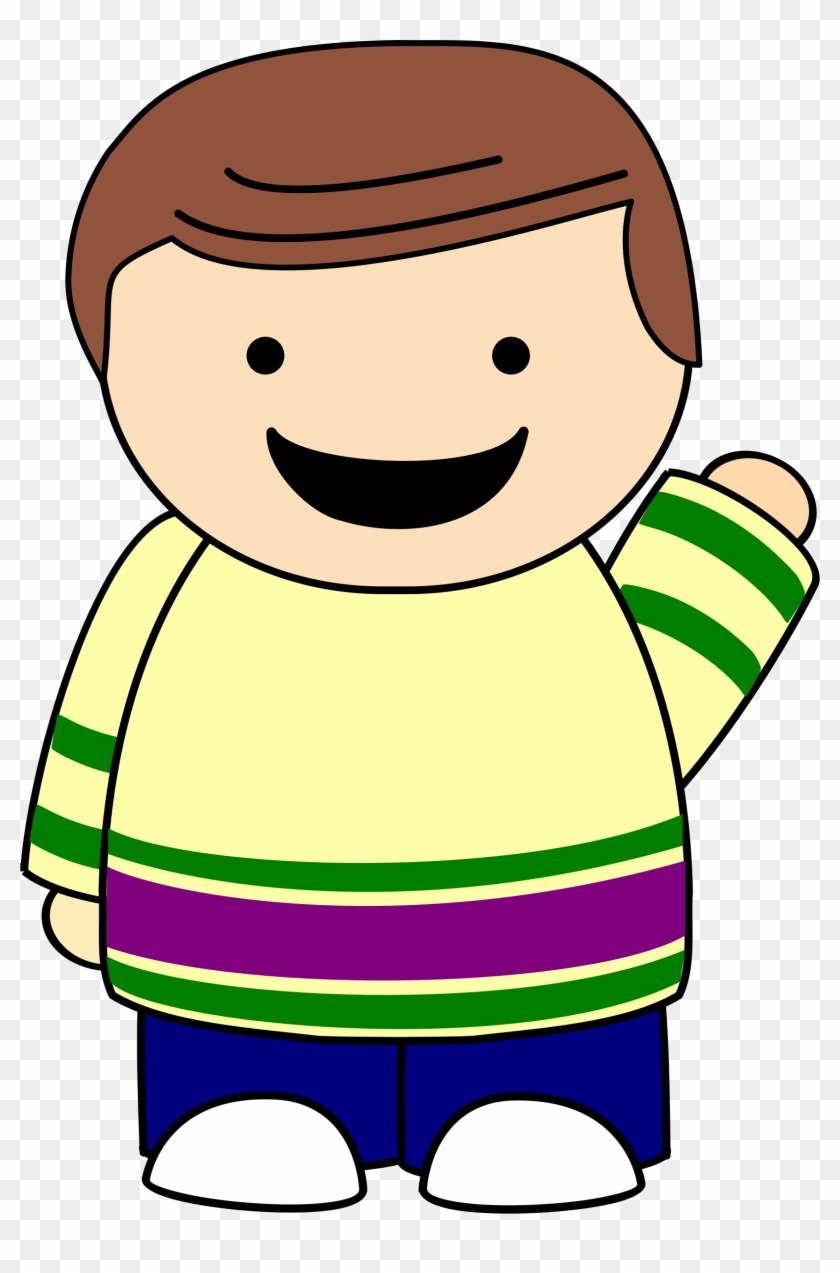 Big Image - Brown Haired Boy Clipart Transparent #754397