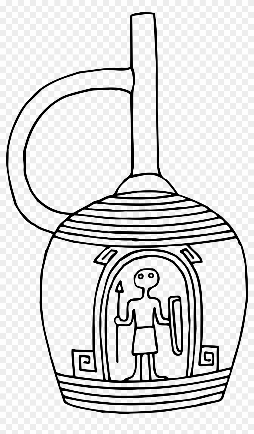 Vase Clipart Line Drawing - Drawing #754429