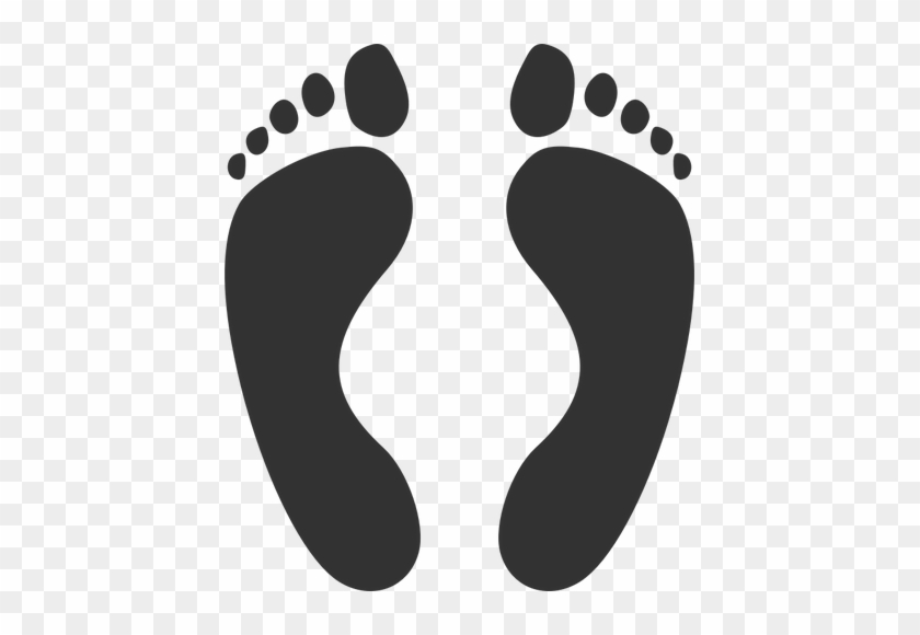 Footprint Vector - Feet Png #754451