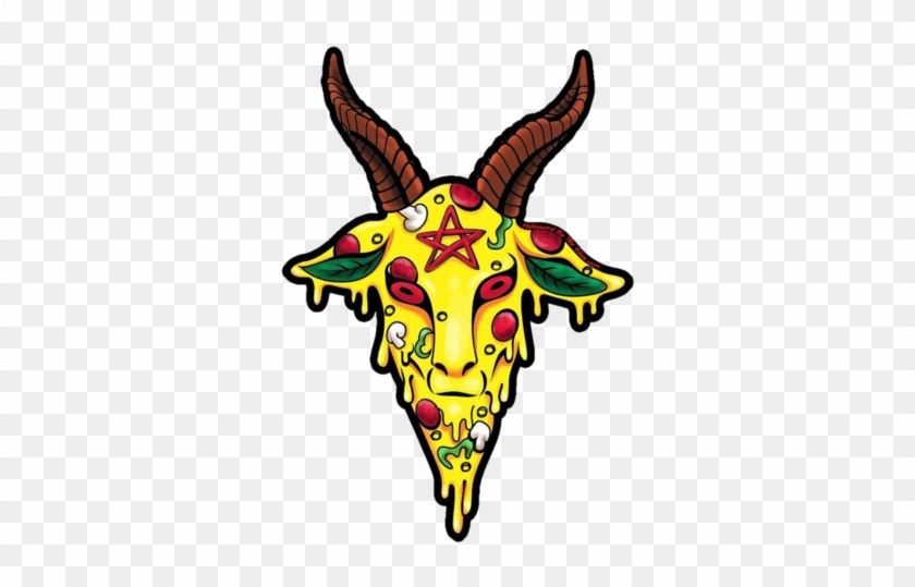 Pizza Baphomet Sticker - Baphomet #754510