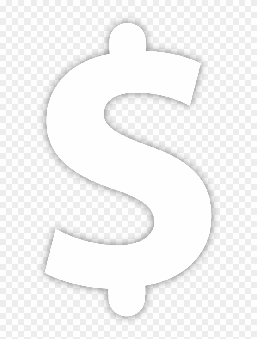 365 Retail Markets - White Dollar Sign Png #754646