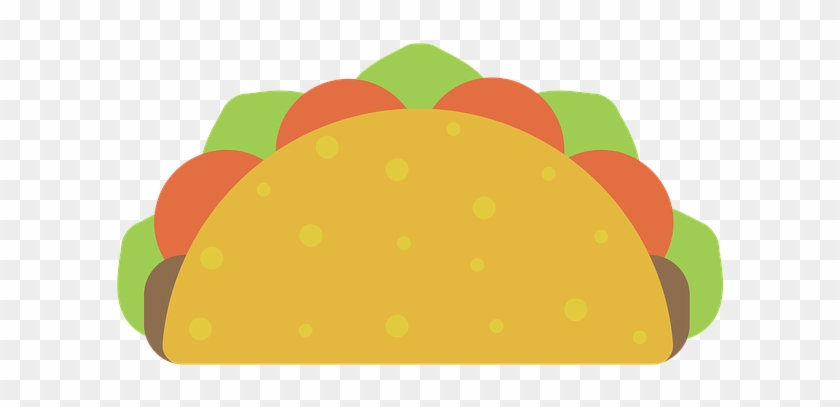 Taco, Food, Mexican, Snack, Lunch, Meal, Dinner, Icon - Taco Clipart Transparent Background #754681