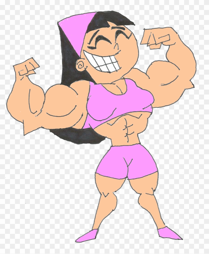 Muscle Trixie Colorized By Ldejrufffan - Trixie Tang Muscle Growth #754771