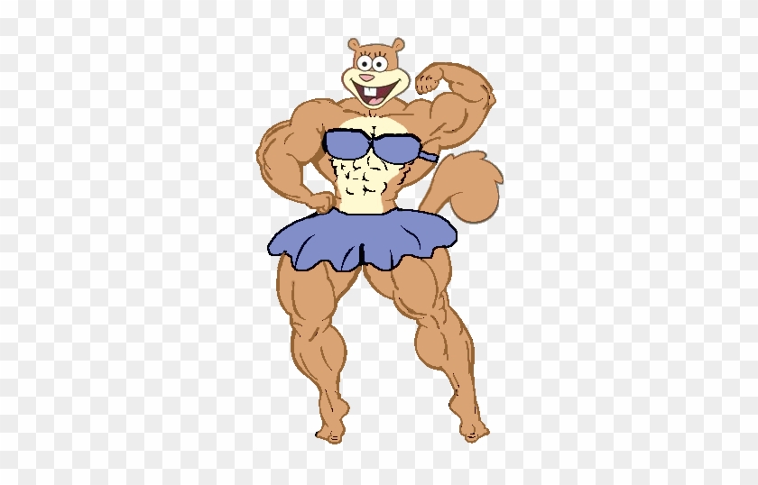 Muscle Sandy Flexing By Thefranksterchannel - Sandy Cheeks With Muscles - F...