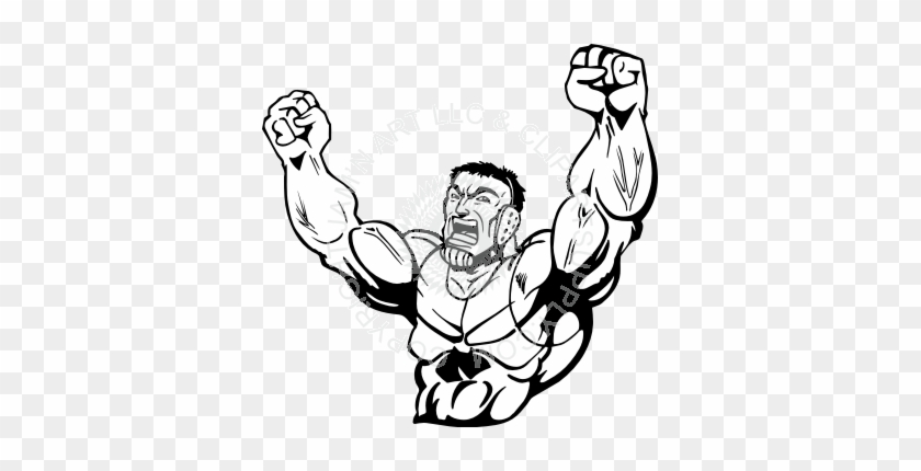 Wrestling Winner Clipart #754857