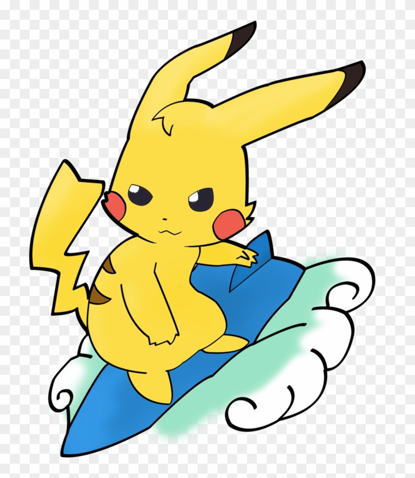 Surfing Pikachu By Mila-kun - Surfing Pikachu #754858