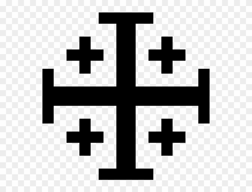 Cross Jerusalem Potent Heraldry - Jerusalem Cross #754940