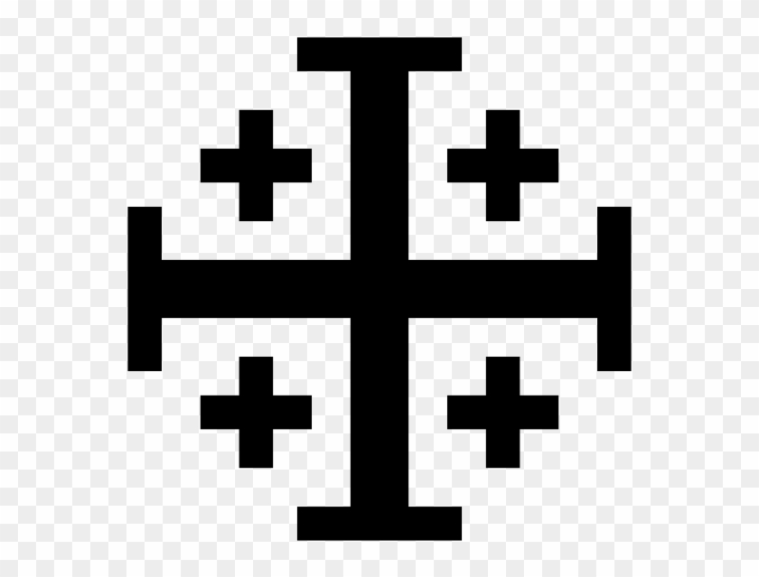 Cross Jerusalem Potent Heraldry - Jerusalem Cross #754940