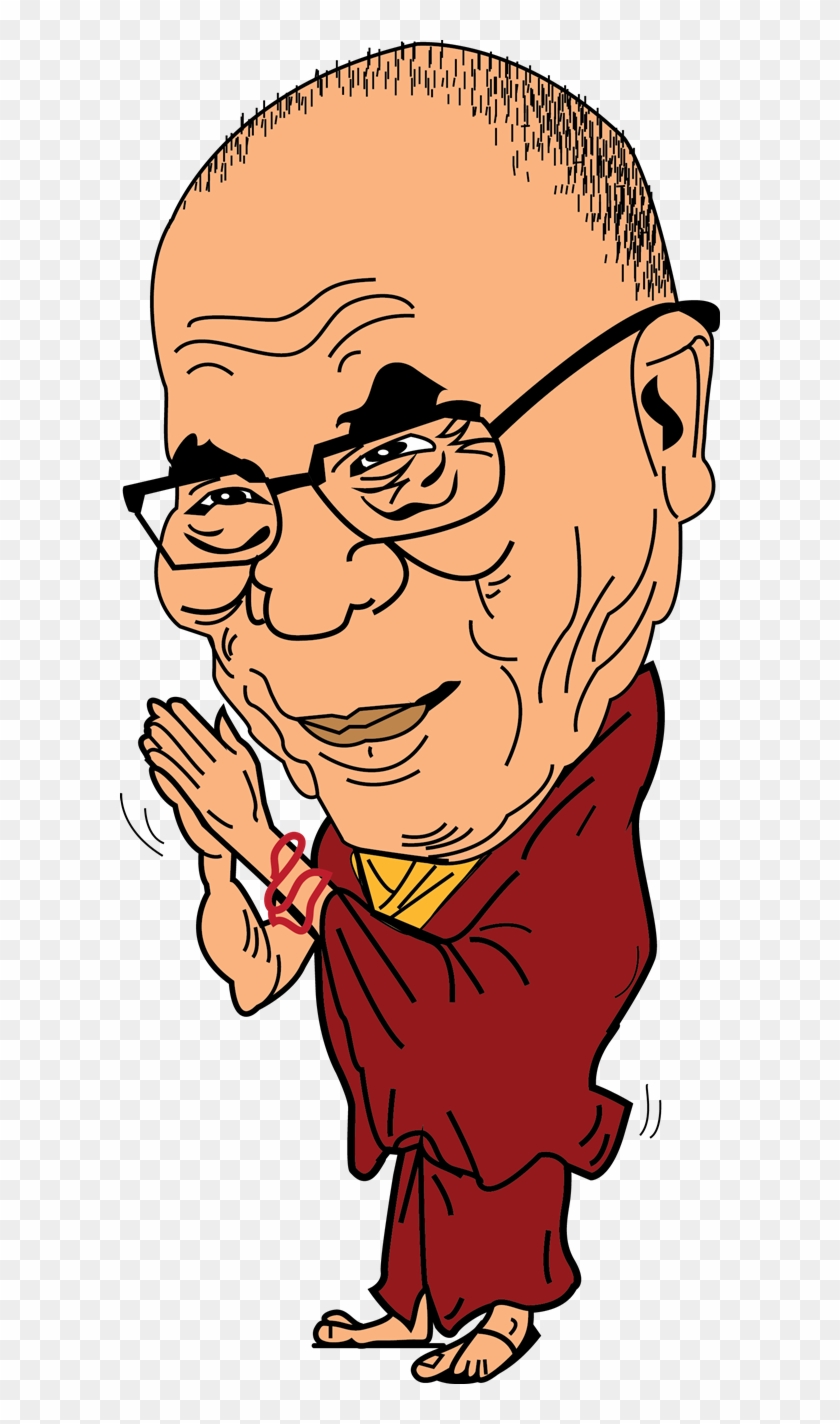 Dalai Lama Clip Art - Dalai Lama Clipart #754942