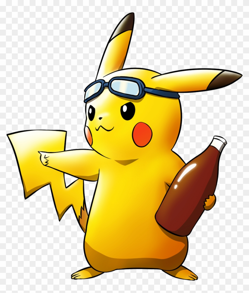 Commander Pikachu By Sarcallow - Pikachu Pointing At Something #754996