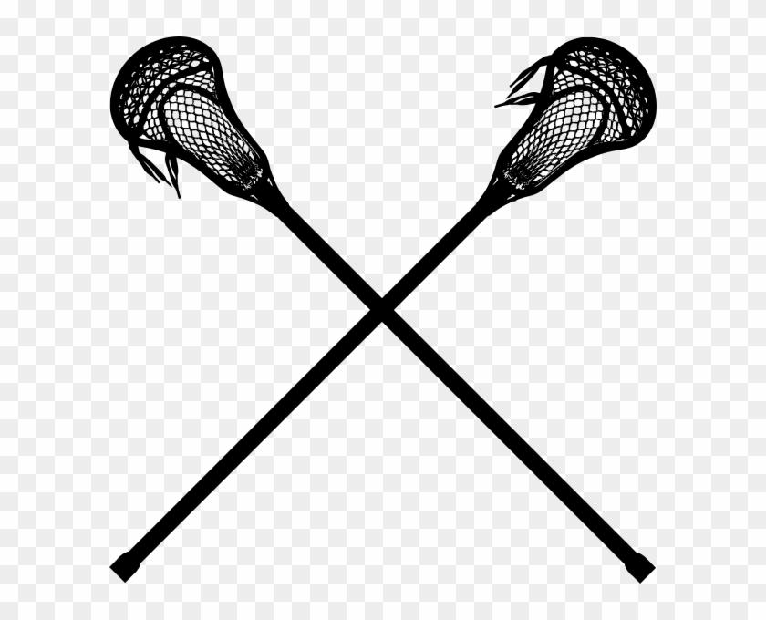 Crossed Lacrosse Sticks - Lacrosse Sticks Crossed #755088