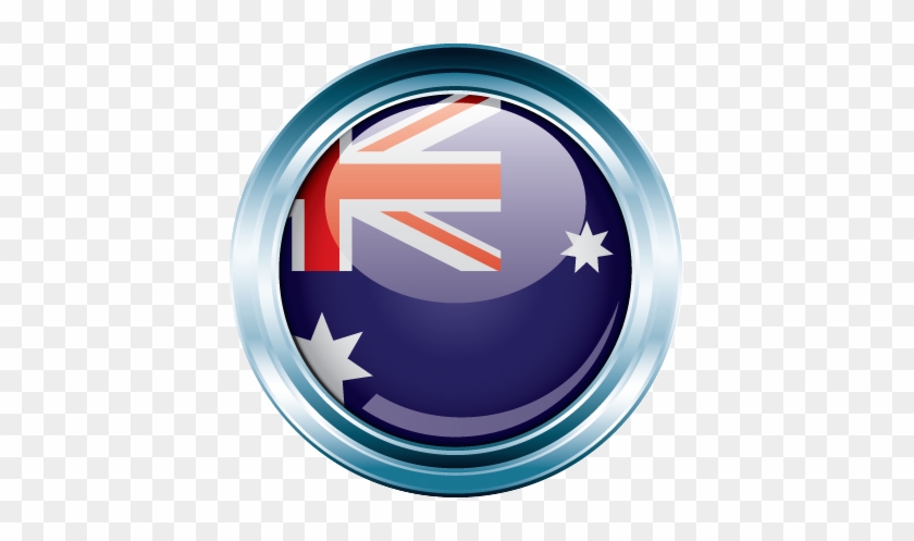 Australia Aussie Circular Flag - Australian Flag #755089