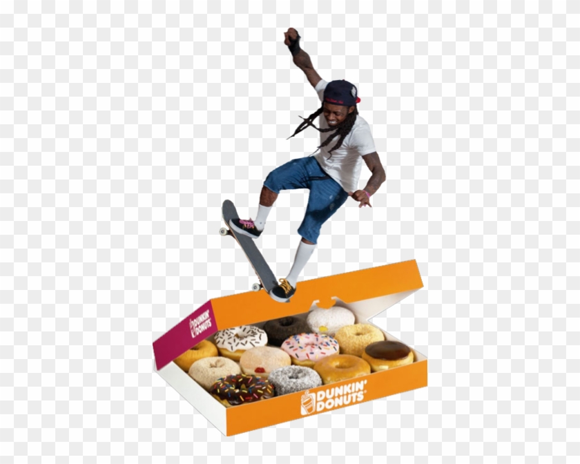 Skateboarding My Edit Lil Wayne Weezy Doughnut Png - Lil Wayne Skateboarding #755120